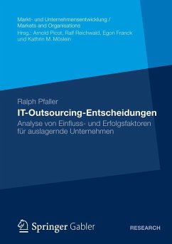 IT-Outsourcing-Entscheidungen (eBook, PDF) - Pfaller, Ralph