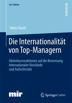 Die Internationalität von Top-Managern (eBook, PDF) - Dauth, Tobias