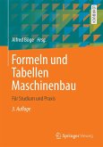 Formeln und Tabellen Maschinenbau (eBook, PDF)