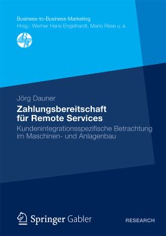 Zahlungsbereitschaft für Remote Services (eBook, PDF) - Dauner, Jörg