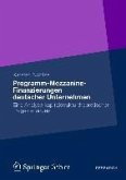 Programm-Mezzanine-Finanzierungen deutscher Unternehmen (eBook, PDF)