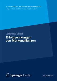 Erfolgswirkungen von Markenallianzen (eBook, PDF) - Vogel, Johannes