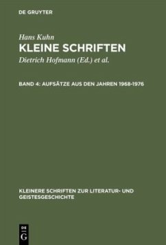 Aufsätze aus den Jahren 1968¿1976 - Kuhn, Hans;Kuhn, Hans