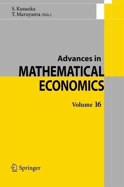 Advances in Mathematical Economics Volume 16 (eBook, PDF)