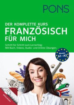 PONS Französisch für mich, m. 4 Audio-CD + MP3-CDs + 1 DVD