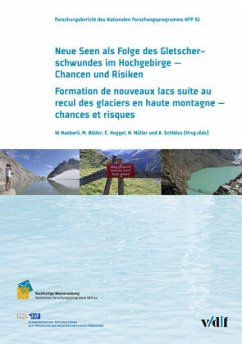 Cover Neue Seen als Folge des Gletscherschwundes im Hochgebirge - Chancen und Risiken Formation de nouveaux laxs suite au recul des glaciers en haute montagne - chances et risques