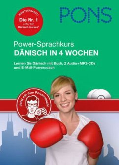 Cover PONS Power-Sprachkurs Dänisch in 4 Wochen, m. 2 Audio-CDs