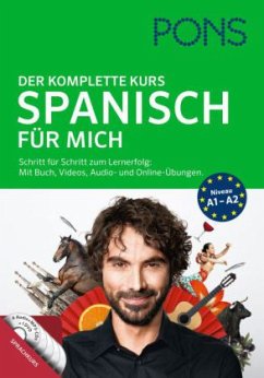 Cover PONS Spanisch für mich, m. 4 Audio-CD + MP3 + 1 DVD