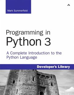 Programming in Python 3 (eBook, PDF) - Summerfield Mark