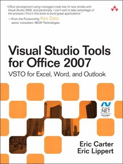 Visual Studio Tools for Office 2007 (eBook, ePUB) - Carter, Eric; Lippert, Eric