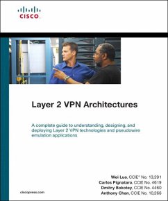Layer 2 VPN Architectures (eBook, ePUB) - Luo, Wei; Pignataro, Carlos; Chan, Anthony; Bokotey, Dmitry