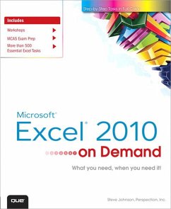 Microsoft Excel 2010 On Demand, Portable Documents (eBook, PDF) - Johnson Steve; Perspection Inc.