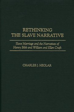 Cover Rethinking the Slave Narrative (eBook, PDF)
