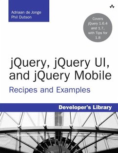 jQuery, jQuery UI, and jQuery Mobile (eBook, PDF) - De Jonge, Adriaan; Dutson, Phil