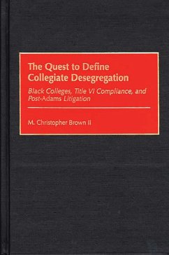 Cover The Quest to Define Collegiate Desegregation (eBook, PDF)