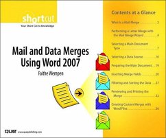 Mail and Data Merges Using Word 2007 (Digital Short Cut) (eBook, ePUB) - Wempen, Faithe