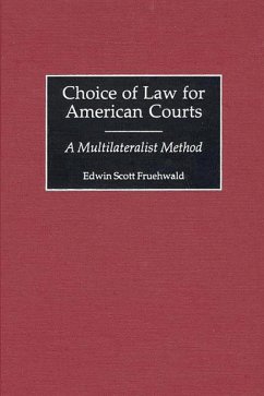 Cover Choice of Law for American Courts (eBook, PDF)