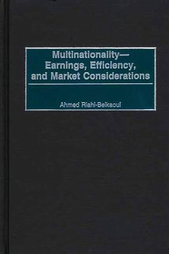Cover Multinationality--Earnings, Efficiency, and Market Considerations (eBook, PDF)