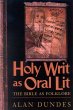 Holy Writ as Oral Lit (eBook, PDF) - Bild 1