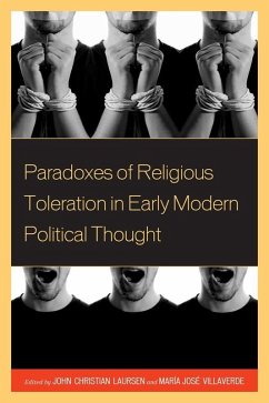 Paradoxes of Religious Toleration in Early Modern Political Thought (eBook, ePUB)