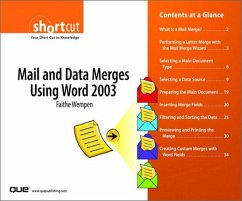 Mail and Data Merges Using Word 2003 (Digital Short Cut) (eBook, ePUB) - Wempen, Faithe