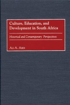 Cover Culture, Education, and Development in South Africa (eBook, PDF)