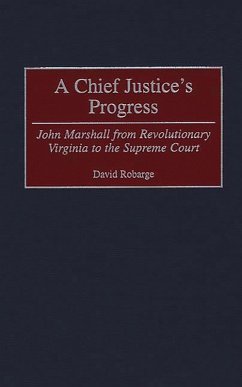 Cover A Chief Justice's Progress (eBook, PDF)