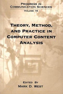 Theory, Method, and Practice in Computer Content Analysis (eBook, PDF)