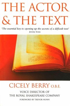 Cover The Actor And The Text (eBook, ePUB)