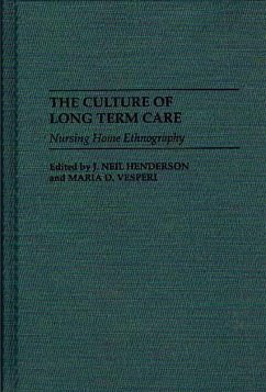 Cover The Culture of Long Term Care (eBook, PDF)