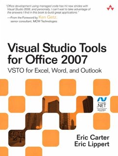 Visual Studio Tools for Office 2007 (eBook, PDF) - Carter Eric; Lippert Eric