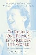 To Redeem One Person Is to Redeem the World (eBook, ePUB) - Hornstein, Gail A.