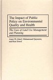 The Impact of Public Policy on Environmental Quality and Health (eBook, PDF)