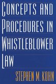 Concepts and Procedures in Whistleblower Law (eBook, PDF)