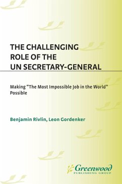 Cover The Challenging Role of the UN Secretary-General (eBook, PDF)