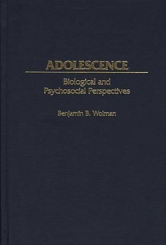 Adolescence (eBook, PDF) - Wolman, Benjamin B.