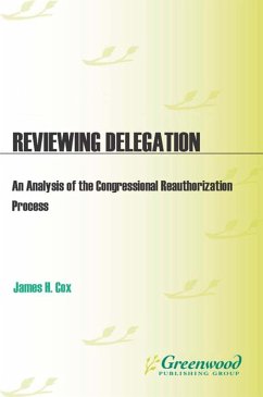 Reviewing Delegation (eBook, PDF) - Cox, James H.