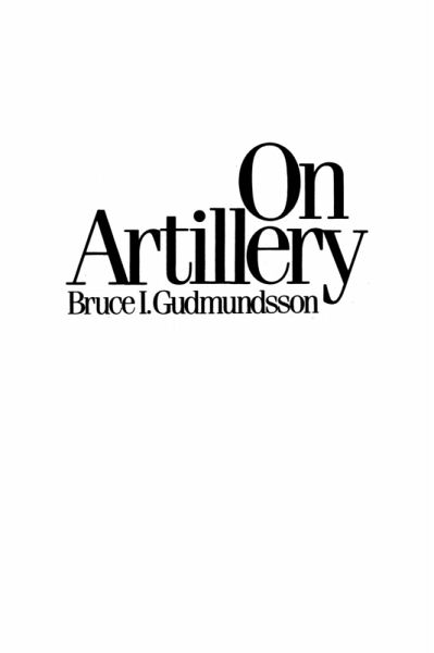 On Artillery (eBook, PDF)