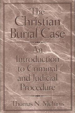 Cover The Christian Burial Case (eBook, PDF)