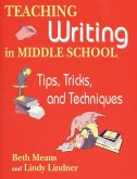 Teaching Writing in Middle School (eBook, PDF)