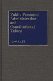 Public Personnel Administration and Constitutional Values (eBook, PDF)