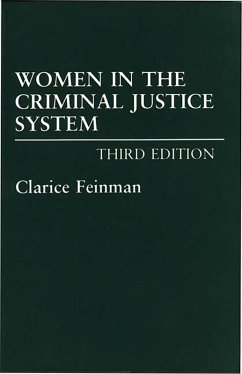 Women in the Criminal Justice System (eBook, PDF) - Feinman, Clarice