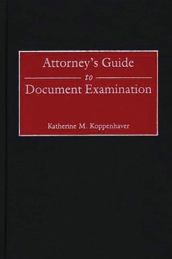 Cover Attorney's Guide to Document Examination (eBook, PDF)