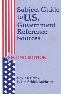 Subject Guide to U.S. Government Reference Sources (eBook, PDF) - (Davis), Gayle J. Hardy