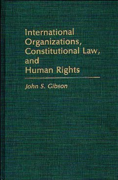 Cover International Organizations, Constitutional Law, and Human Rights (eBook, PDF)