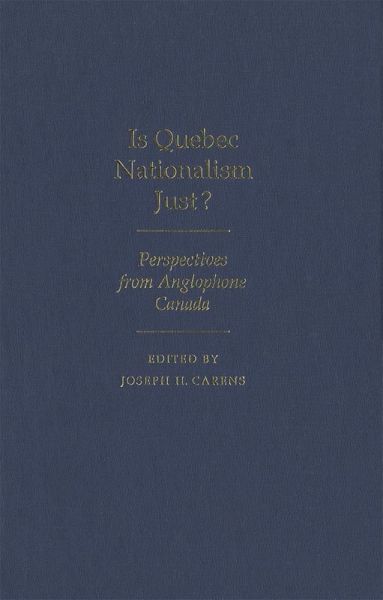 Is Quebec Nationalism Just? (eBook, PDF)