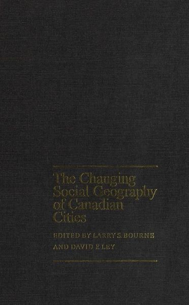 Changing Social Geography of Canadian Cities (eBook, PDF)