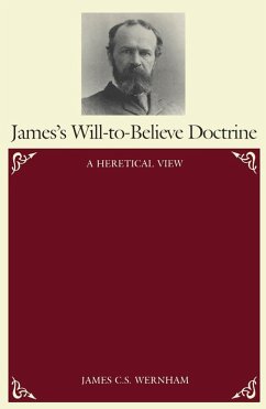 Cover James's Will-To-Believe Doctrine (eBook, PDF)