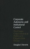 Corporate Autonomy and Institutional Control (eBook, PDF)