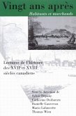 Vingt ans apres, Habitants et marchands (eBook, PDF)